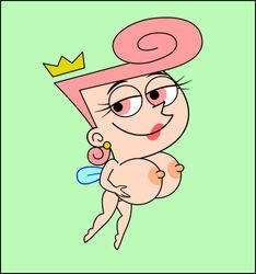 alternate_breast_size female manuel_hogflogger nickelodeon pink_hair straight_hair tagme the_fairly_oddparents wanda