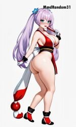 ai ai_generated animated cosplay dance dancer kyria kyria_vtuber mai_shiranui sexy tagme video virtual_youtuber vtuber