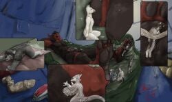 2025 anthro avian badger balls black_body black_fur bound brown_body brown_fur brown_hair canid canine canis claws closed_eyes clothing colored dated detailed_background discarded_clothing domestic_dog erection extreme_size_difference feathers feet footwear forced frown fur genitals green_sleeping_bag grey_body grey_fur group hair hi_res inside internal jeri_kleinlowe kneeling lamp lantern macro macro_male male male/male mammal micro micro_in_underwear micro_male micro_on_penis mustelid musteline nude nude_anthro nude_macro nude_male nude_micro on_penis open_mouth penis red_body red_fur red_text scared sergal sharp_teeth shrink_ray signature size_difference sleeping sleeping_bag socks struggling teeth tent text tied_to_foot trapped trapped_in_clothing trapped_in_sleeping_bag trapped_in_underwear underwear white_body white_feathers