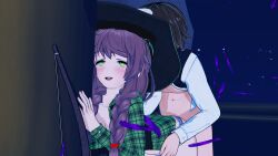 18yo 3d about_to_cum against_tree alternate_hairstyle at_night brown_hair coral_brown_hair country_girl cowgirl_hat cowgirl_outfit doki_doki_literature_club edit edited farm farm_girl farmgirl female fucked_from_behind green_eyes horny_teenagers implied_penetration koikatsu looking_up loving_it monika_(doki_doki_literature_club) nature near_orgasm open_mouth pleasured_face pleasured_female smiling starry_sky teenagers twin_braids unprotected_sex yee_haw