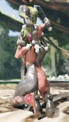 1futa 1girls 3d bodysuit clothed clothed_sex clothing dc dc_comics fellatio female fully_clothed futa_on_female futanari gur0_ninja harley_quinn harley_quinn_(classic) intersex jester_hat oral oral_sex part_1 part_of_a_set poison_ivy pulling_twintails
