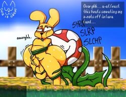 anal anthro ass big_butt big_penis blush blush_lines bodily_fluids bound cum cum_while_penetrated duo elemental_creature elemental_humanoid erection feral flora_fauna genital_fluids genitals hi_res huge_butt humanoid hyper hyper_butt looking_pleasured male male/male mario_bros mips nintendo oral penetration penis piranha_plant plant plant_humanoid rimming rimming_male sex super_mario_64 sweat sweaty_butt thick_thighs vines wowthisisgreat