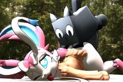 2024 3:2 3d_(artwork) anthro anthro_on_feral anthro_penetrated balls black_eyes black_nose black_whiskers blue_eyes blue_inner_ear bodily_fluids bottomless bottomless_anthro bottomless_female clothed clothed_sex clothing crossover day digital_media_(artwork) domestic_cat dominant dominant_feral dominant_male duo eeveelution eyelashes fanfurry featureless_legs feet felid feline felis female female_on_feral female_penetrated feral feral_penetrating feral_penetrating_anthro feral_penetrating_female from_behind_position fucked_silly fur generation_6_pokemon genitals grey_balls grey_body grey_ears grey_fur grey_penis grey_tail heart_pupils hi_res humanoid_genitalia humanoid_genitalia_on_feral humanoid_penis humanoid_penis_on_feral larger_anthro larger_female larger_penetrated male male/female male_on_anthro male_penetrating male_penetrating_anthro male_penetrating_female mammal multicolored_body multicolored_fur multicolored_ribbon nintendo one_eye_closed open_mouth open_smile orange_clothing orange_sweater orange_topwear outside outside_sex partially_clothed_anthro partially_clothed_female penetration penile penile_penetration penis penis_in_vagina perching_position pet_simulator_x pink_ears pink_feet pink_tail pokemon pokemon_(species) pussy red_tongue ribbons_(anatomy) roblox sex size_difference small_but_hung small_dom_big_sub small_nose smaller_feral smaller_male smile square_(anatomy) submissive submissive_anthro submissive_female sweater sweater_only sylveon tail tears tongue tongue_out topwear topwear_only triangle_nose vaginal_penetration waddling_head whiskers white_body white_fur white_sclera zoophilia
