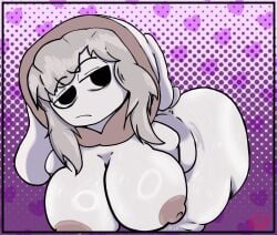 1girls areolae ass big_ass big_breasts breasts chiki-antu dragsendrags female hood nipples nude roblox robloxian self_upload shortstack smaller_female tagme thick_legs thick_thighs thighs white_skin