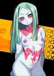 artist_request completely_nude cyberpunk:_edgerunners cyberpunk_2077 nipples pussy rebecca_(edgerunners) tagme