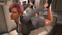 dead_or_alive female house interior interior_background latina latina_female lisa_hamilton office_clothing office_lady posing posing_for_the_viewer pov pov_eye_contact request requested sfm source_filmmaker