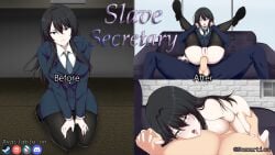 ahe_gao cowgirl_position full_nelson game_cg kneeling nipple_play nipple_tweak noxurtica slave training