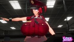 1girls 3d accessories accessory angry animated arms athletic athletic_female black_hair bouncing_breasts breasts button_down_shirt catinajacket_vr clipping curvy curvy_body curvy_female curvy_figure dark_makeup female female_focus female_only fingers fit fit_female fully_clothed hair_accessory hand_on_hip hat huge_boobs huge_breasts humanoid indoor indoors jiggling_breasts light light-skinned_female light_skin massive_breasts mature_female mp4 music police police_officer police_uniform policewoman purple_eyes red_hair shaking_breasts short_hair shorter_than_30_seconds shoulder_length_hair skirt solo solo_female solo_focus sound standing tagme two_tone_hair undressed upset video virtual_reality virtual_youtuber voluptuous voluptuous_female vrchat vrchat_avatar vrchat_media vrchat_model watermark white_girl white_sclera yelling