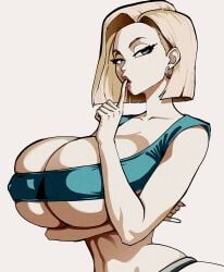 android 18 from dragon ball by gmoreartworks