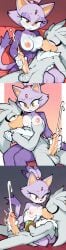 ai_generated blaze_the_cat breasts breasts_out ejaculation female jacob_elighter masturbation milking_breasts silver_the_hedgehog sonic_(series) vanilla