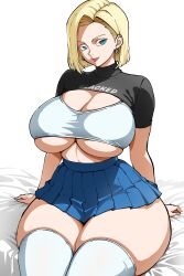 android 18 from blacked by gmoreartworks