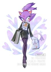 blaze the cat from sonic (series) by pikative