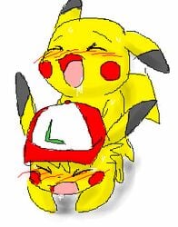 2boys ashchu blush drooling furry gay hat male male_only nintendo pasaran pikachu pokémon_(species) pokemon pokemon_rgby rodent saliva sex sweat tail video_games yaoi