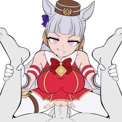 12_billion_yen 1boy 1girls amazon_position anon ass clothed clothing duo female female_penetrated femdom gold_ship_(umamusume) grin heart-shaped_pupils hi_res large_ass looking_at_viewer male male/female male_penetrating male_penetrating_female male_pov penis pov pussy self_upload sex smirk solo_focus source_cropped straight tagme torn_clothes torn_clothing umamusume unepicroachy vaginal_penetration