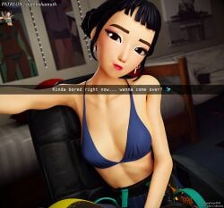 zoey (kpop demon hunters) from kpop demon hunters by darkbahamuth