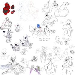 artesjsc ass big_ass big_breasts breasts bubble_butt character_request cleavage female flaaffy furry genesect groudon huge_ass huge_breasts hyper_ass kyogre pikachu rayquaza roserade tagme thick_thighs wide_hips