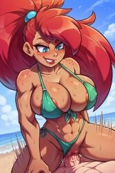 ai_generated areola areola_slip big_ass big_breasts big_penis bikini blush bottomless breasts bubble_butt bursting_breasts cleavage dark-skinned_female dark_skin fat_ass female forced freckles gerudo large_ass large_breasts large_penis milf mommy motion_lines muscular muscular_female original original_character penetration penis pleasure_face pounding pov prone_bone pussy raped red_hair riding rodeai rough_sex sweat tan_body tomboy toony vaginal_penetration vaginal_sex veiny_penis yaoi