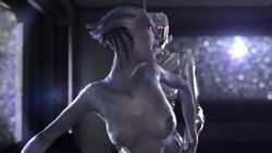 1girls 1robot 3d animated areolae asari bouncing_breasts breasts female from_behind liara_t'soni loki_mech male mass_effect nipples no_sound nude robot sex ssppp straight video