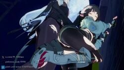 3d 3d_animation 60fps anal animated ass bent_over boots breasts cum cum_in_ass cum_inside cumming female futa_on_female futanari intersex jacket jane_doe_(zenless_zone_zero) mihoyo mouse pinned pinned_down pinned_to_wall ripped_clothing ripped_pants sex shorter_than_one_minute sound tagme tail thick_ass thick_thighs thighs tights ty98 uncensored video yixuan_(zenless_zone_zero) zenless_zone_zero