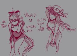 monika (doki doki literature club) from doki doki literature club by spicytown
