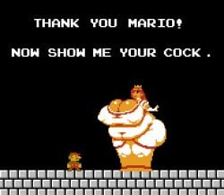 1boy 1girls 2025 2d 2d_(artwork) ass big_ass big_breasts breasts cleavage curvy curvy_figure dialogue duo english_text female gigantic_ass gigantic_breasts horny_female huge_ass huge_breasts hyper hyper_ass hyper_breasts large_ass large_breasts long_hair looking_at_partner male mario mario_(series) morbidly_obese nipple_bulge obese pixel_art princess_peach princess_peach_sprite_redraw_(meme) princess_toadstool retro size_difference submarichamomi2 super_mario_bros._(nes) text voluptuous wide_hips