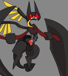 artist_signature artist_upload balls black_skin canine_genitalia canine_penis crop_top cum digital_drawing_(artwork) digitigrade drawing eyes_half_open eyeshadow fangs feral fhsereal fleshy_arms giant_male grey_background horns ibispaintx ix_fhsereal knot long_arms long_neck looking_at_penis male missing_jaw neocronus_fhsereal non-human oc original original_character penis pointed_feet pointy_feet pointy_tail r.e.p.o. red_penis red_sclera segmented_arms segmented_body semibot sex_toy shields_for_arms spine thick_legs thick_penis thick_tail truck_(vehicle) vehicle vehicle_penetrated vehicle_sex watermark white_blush white_pupils wings yellow_bones yellow_fangs yellow_feathers yellow_teeth