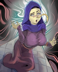 barriss_offee big_breasts brain_fuck brain_worm brainwashed clone_wars drool drooling geonosian hypnosis infected infestation large_breasts mind_break mind_control mirialan open_mouth parasite parasitic_possession possessed possession purple_lipstick snot star_wars worm zombie