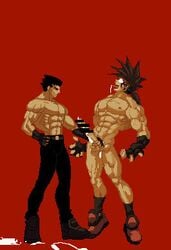 2boys abs animated balls ballsack bar_censor bara black_hair boots brown_hair cum cumshot ejaculation erection forced_orgasm full_body gairen gay gay_sex guilty_gear handjob headband human jerking jerking_off long_hair_male m.u.g.e.n male male_masturbation male_nipples male_only muscular_male naked_boots naked_footwear naked_gloves naked_with_shoes_on nude_male orgasm orgasm_face pecs penis penis_grab penis_milking pixel pixel_art post_orgasm_handjob post_orgasm_torture scrotum shaved_crotch smooth_penis smooth_skinned_male sol_badguy stroking stroking_cock stroking_penis testicles topless_male wince yaoi