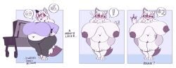 bbw big_breasts bloobiesus breasts cleavage female furry huge_breasts nipples overweight tagme theboobiesus thick_thighs wide_hips