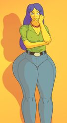 1girls ass big_ass big_breasts big_butt breasts cleavage clothed clothes clothing female female_only front_view hips huge_ass huge_breasts huge_butt human human_only humanoid hyper_ass hyper_butt jay-marvel large_ass large_breasts large_butt looking_at_viewer mammal marge_simpson milf mother orange_background pose posing shadow simple_background smile smiling smiling_at_viewer solo solo_female standing the_simpsons thick thick_ass thick_thighs thighs voluptuous wide_hips