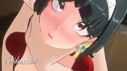 1boy 1girl 3d aidenhet animated ass astra_yao black_hair blush breasts clothed_sex female_orgasm from_behind hair_ornament hand_on_another's_shoulder jewelry large_breasts mole mole_on_nose multiple_moles orgasm pubic_hair purple_eyes pussy_juice sex sound standing standing_sex straight tagme vaginal_penetration video wise_(zenless_zone_zero) zenless_zone_zero