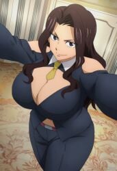 1girl 1girls ai_generated anime breasts cana_alberona curvy curvy_female curvy_figure eyes fairy_tail female female_only fit hair nsfw stickyai tits voluptuous