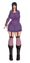 female female_only huge_ass huge_breasts jay-marvel nico_robin one_piece pre-timeskip thick thick_thighs thriller_bark voluptuous wide_hips