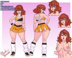 2d borderreloaded busty character_sheet female female_focus female_only front_view full_body hourglass_figure oc rear_view tagme wide_hips