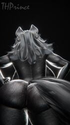 3d_(artwork) 3d_animation animated anthro ass back_boob big_breasts big_butt black_body black_hair black_tail bodily_fluids breasts canid canine canis dark_body dark_skin digital_media_(artwork) female female_focus fingers fluffy fluffy_tail fur genitals glistening glistening_body glistening_butt hair hi_res malo mammal no_sound nude nude_anthro nude_female rear_view scp-1471 scp-1471-a scp_foundation scrag_(modeler) short_playtime skulldog_(species) solo sweat tagme tail thick_thighs thprince video vulva watermark wet wolf