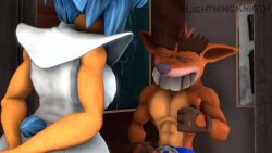 activision animated anthro anus big_ass big_penis crash_(series) crash_(series) crash_team_racing_nitro-fueled cum cum_in_pussy cum_inside fake_crash lightningknight megumi_bandicoot penetration source_filmmaker tagme video