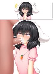 blowjob cum instant_loss_2koma sonicphu tagme tewi_inaba touhou young