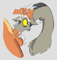 blowjob crossover discord_(mlp) dracoequus furry gay inkbunny jackalman oral thundercats