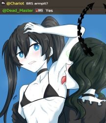 black rock shooter (character) from black rock shooter by jhonnyrex