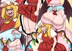 1futa 1girls absurd_res absurdres aged_up big_breasts curvy curvy_ass curvy_body curvy_female curvy_figure curvy_hips curvy_thighs dobolonge_db female female_focus female_on_top flandre_scarlet futa_on_female futa_with_female futanari futasub huge_breasts incest large_breasts light-skinned_female light-skinned_futanari light_skin massive_breasts mature mature_female milf mommy older_female pale-skinned_female pale-skinned_futanari pale_skin penis remilia_scarlet thick thick_ass thick_legs thick_thighs thighs touhou younger_futanari