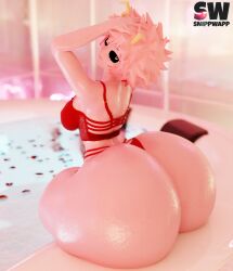 1girls 3d arms_up ass ass_bigger_than_head ass_bigger_than_torso big_ass black_sclera bottom_heavy bubble_butt dat_ass fat_ass female female_only hands_behind_head huge_ass hyper hyper_ass large_ass massive_ass mina_ashido my_hero_academia pink_hair pink_skin ribbon snippwapp solo thick_ass thick_thighs thunder_thighs valentine's_day wide_hips