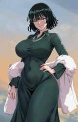 fubuki (one-punch man) from one-punch man by string rafart