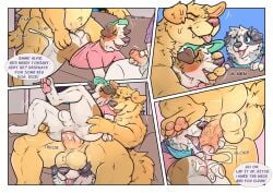 2026 anal anal_sex anthro anus ass backsack baileyx balls balls_on_face big_balls big_penis bird_dog black_body black_fur blush bodily_fluids border_collie brown_body brown_fur butt_grab canid canine canis chair_position clothing collie comic cuckold cum cum_from_ass cum_in_ass cum_inside cum_on_face cum_splatter cum_string dialogue domestic_dog english_text foreskin from_behind_position fur genital_fluids genitals golden_retriever group hand_on_butt hand_on_face hand_on_penis hat headgear headwear herding_dog hi_res holidays hunting_dog jack_russell_terrier licking male male/male mammal masturbation multiple_scenes musclegut muscular nude_anthro nude_male open_mouth oral partially_clothed_anthro partially_clothed_male pastoral_dog pawpads penetration penile penile_masturbation penis penis_lick perineum pink_pawpads profanity rear_view retriever sex sheepdog size_difference sound_effects sweat terrier text these_aren't_my_glasses tongue top_hole trio valentine's_day white_body white_fur yellow_body yellow_fur