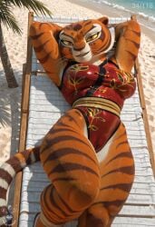 master tigress from kung fu panda by holdsteady