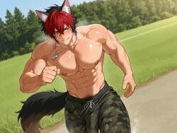 komano manato from zenless zone zero by boyswithearsai