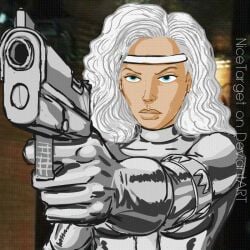1boy1girl 1man1woman ballbusting balls cuntbusting female_dominating_male female_domination femdom fight fighting loop male_dominating_female male_domination maledom marvel marvel_comics nicetarget silver_sable speed_demon superhero superheroine tight_balls tight_pussy torture