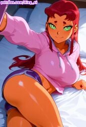 starfire from dc comics by king ai