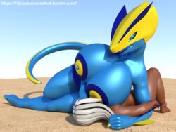 3d anthro cyber_dragon dickgirl dragon human human_on_anthro idsaybucketsofart inflatable intersex interspecies leviathan-29 machine mammal robot scalie