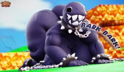 chain chomp from mario (series) by shachath3d