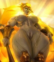 valora the dawnbreaker from dota 2 by dzooworks